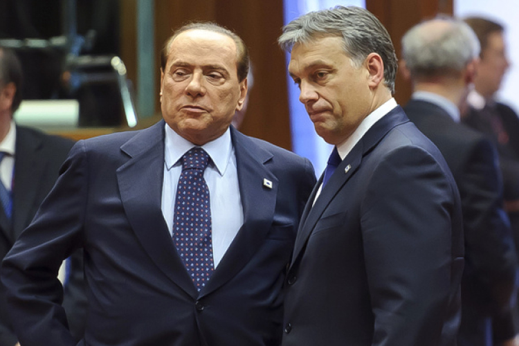 Orbán Viktor részt vesz Silvio Berlusconi búcsúztatásán